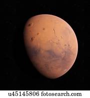 Illustration of Mars.