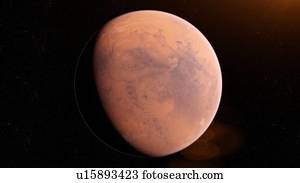 Illustration of Mars.