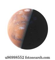 Illustration of Mars.