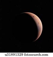 Illustration of Mars.