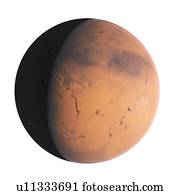 Illustration of Mars.