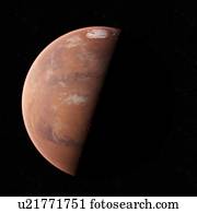 Illustration of Mars.