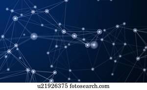 Network connections, illustration