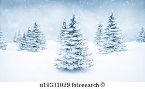 winterlandschaft, und, tannen, abbildung winterlandschaft, und, tannen, abbildung