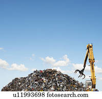 grabber mecânico, e, quebre amontoado