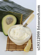 Avocado-Yoghurt mask