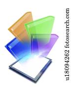 digital, publicar, conceitual, artwork