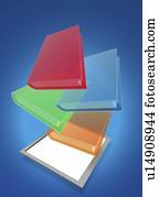 digital, publicar, conceitual, artwork