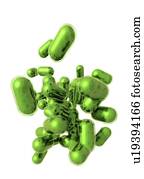 droga, cápsulas, artwork