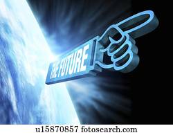 esta maneira, para, futuro, artwork