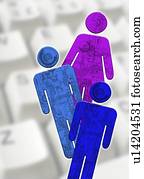 Identity theft, conceptual artwork