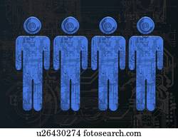 Identity theft, conceptual artwork