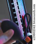 pressão sangue, medida