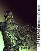 Stealth suit, conceptual artwork