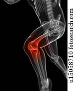 executando, ferimento, conceitual, artwork