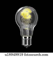 energia, custos, conceitual, artwork