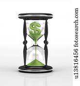 Running out of money, conceptual artwork