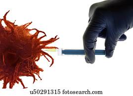 câncer, vacina, imagem conceitual