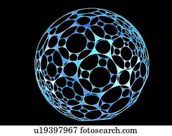 Abstract sphere, artwork
