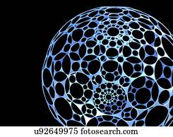 Abstract sphere, artwork