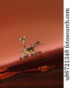 Curiosity rover, artwork