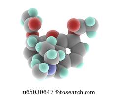 droga heroína, molécula