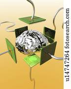 inteligência artificial, imagem conceitual