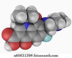 Levofloxacin, droga, molécula