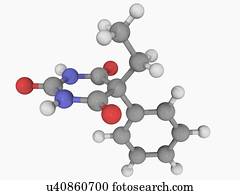 Phenobarbital, droga, molécula