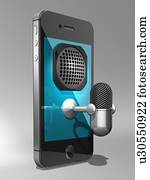 recognition voz, software, artwork