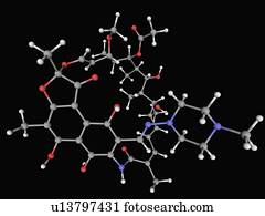 Rifampicin, droga, molécula