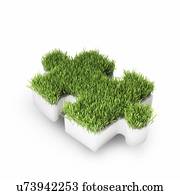 ambiental, solução, imagem conceitual