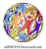 Connecting people, artwork