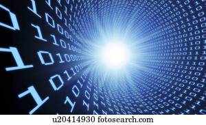 córrego dados, conceitual, artwork