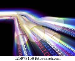 Information highway, artwork Information highway, artwork