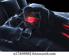 Sleeping man, artwork Sleeping man, artwork