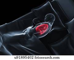 Sleeping man, artwork Sleeping man, artwork