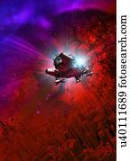 Space exploration, artwork