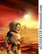 Space exploration, artwork