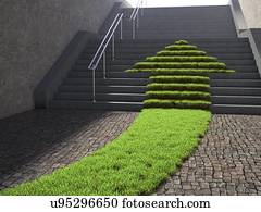 urbano, ecologia, conceitual, artwork