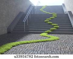 urbano, ecologia, conceitual, artwork