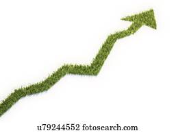 verde, economia, conceitual, artwork