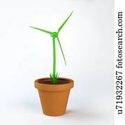 verde, energia, conceitual, artwork