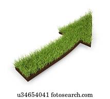 verde, futuro, conceitual, artwork