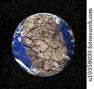 human, impacto, ligado, a, meio ambiente, artwork