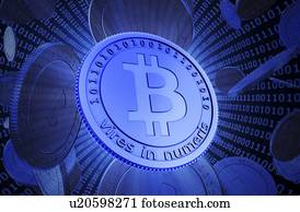 Bitcoin, conceptual artwork