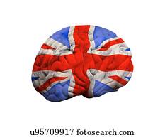 British brain, conceptual artwork