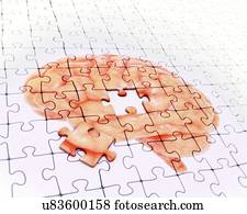 Memory loss, conceptual artwork