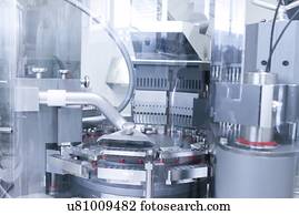 farmacêutico, maquinaria