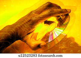 cd, mídia, abstratos